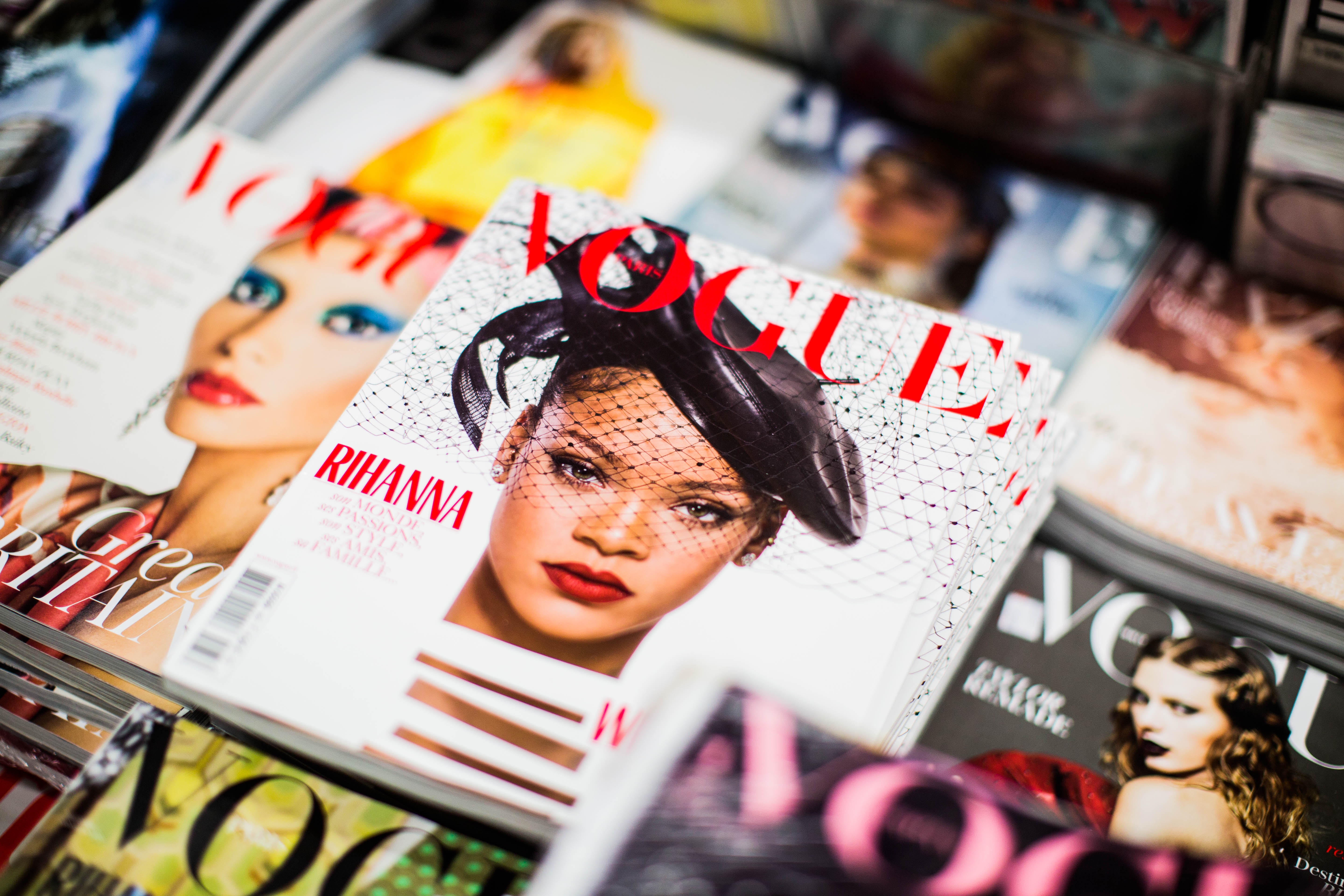 Image: Charisse Kenion Issues of Vogue magazine