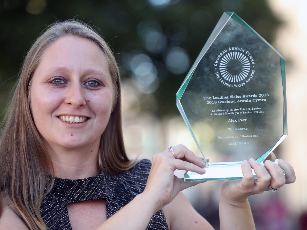 Alex Parr Wins ‘Leadership in the Private Sector’ at Leading Wales Awards 2018