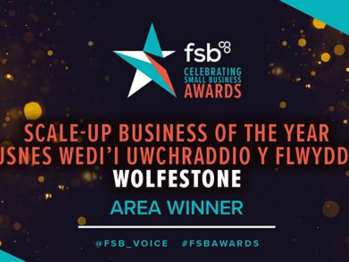 Wolfestone Wins ‘Scale-Up Business of the Year’ at FSB Wales Awards