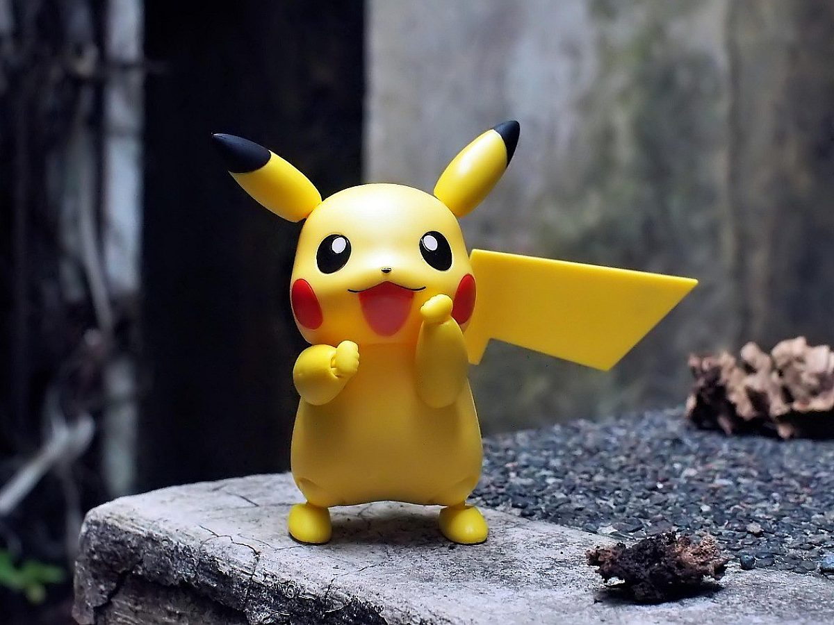 A toy version of Pikachu from Pokemon